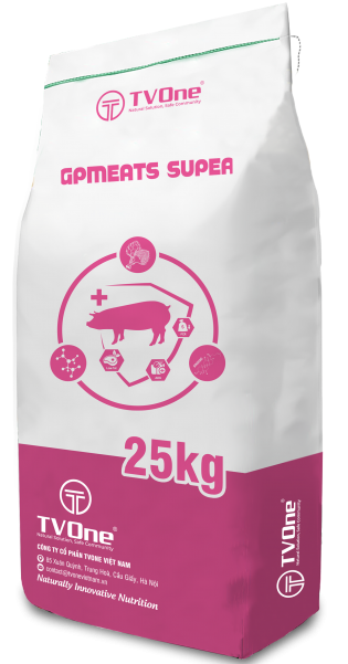 GPMEATS SUPER - Phụ gia giúp tăng cường tỉ lệ nạc, giảm mỡ lưng 